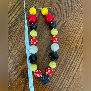 Mickey Disney big bead necklace for adults or kids like new condition